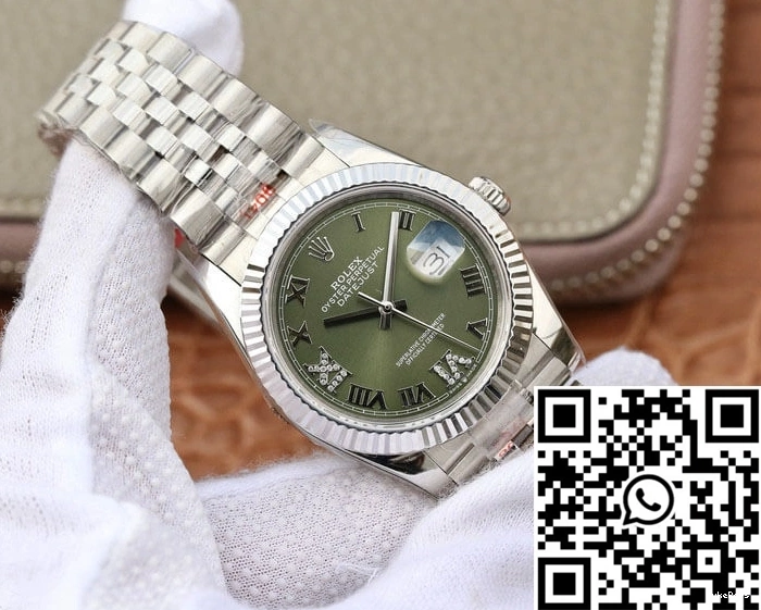Green Rolex GM 36MM Factory Dial Datejust 1123